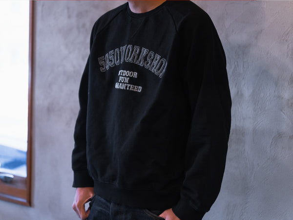 【公式限定】5050 C/NECK RAGLAN SWEAT