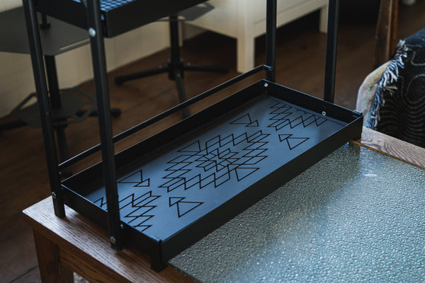 5050 BAR MAT L BLACK TRIBAL