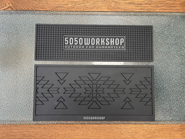 5050 BAR MAT L BLACK TRIBAL